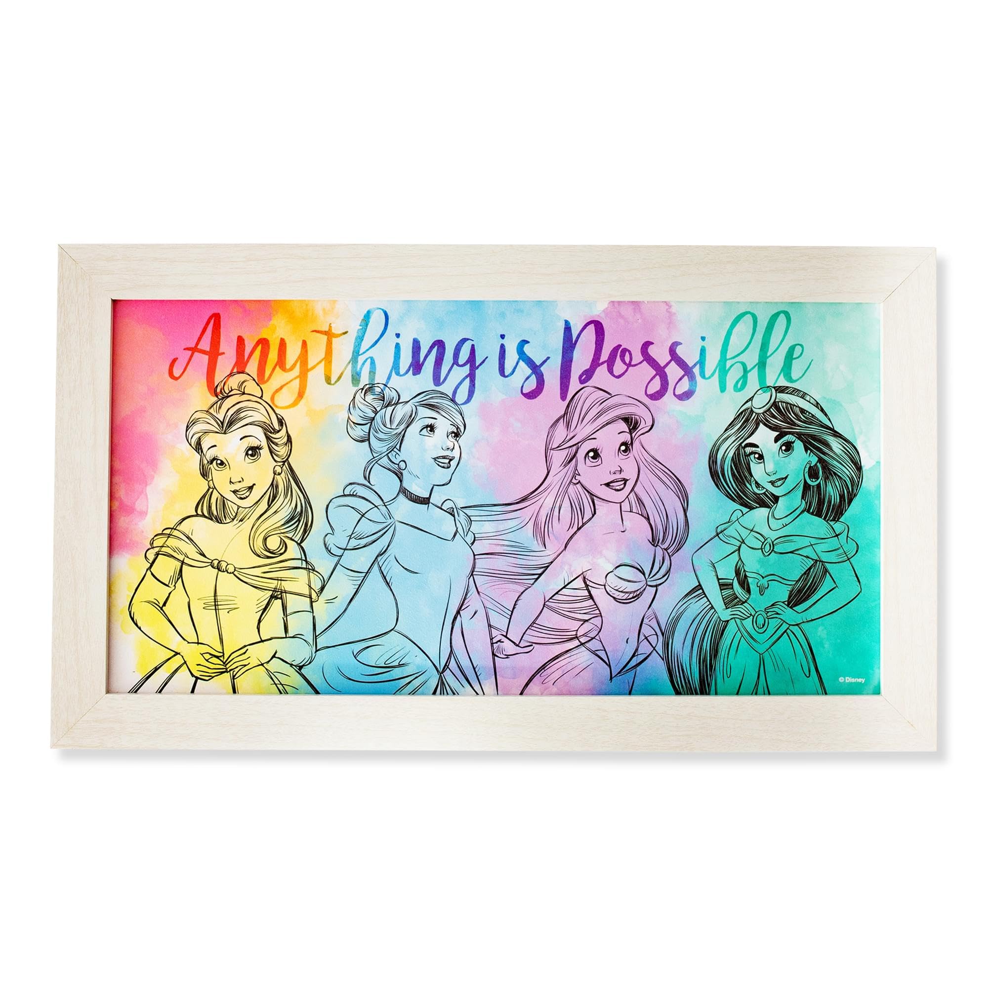 Póster Decorativo Plateado Con Diseño De Buffalo Disney Princess, 25 X 45 Cm - Venta Internacional.