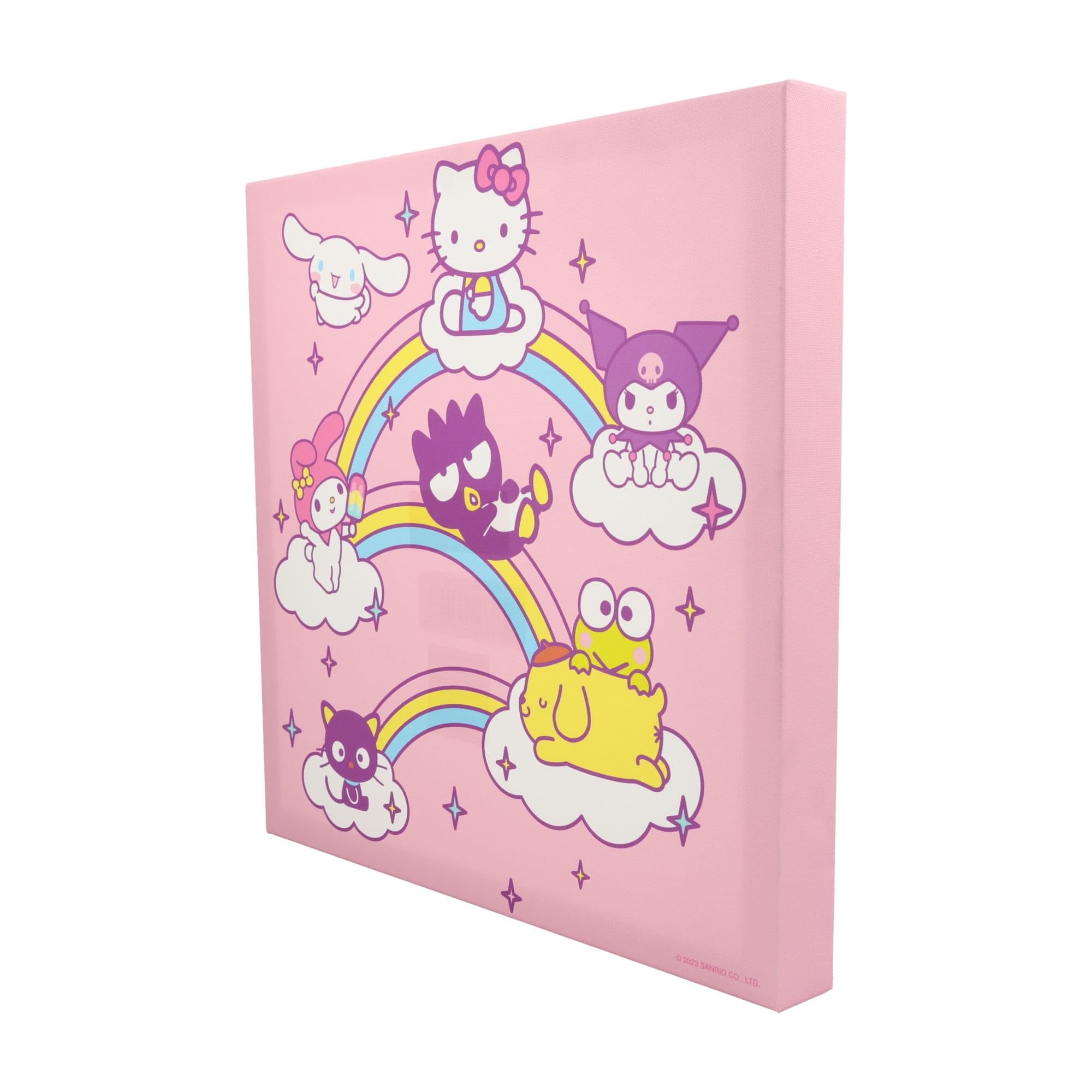 Foto 3 pulgar | Lienzo Decorativo Plateado Buffalo Sanrio Hello Kitty 30 X 30 Cm - Venta Internacional.