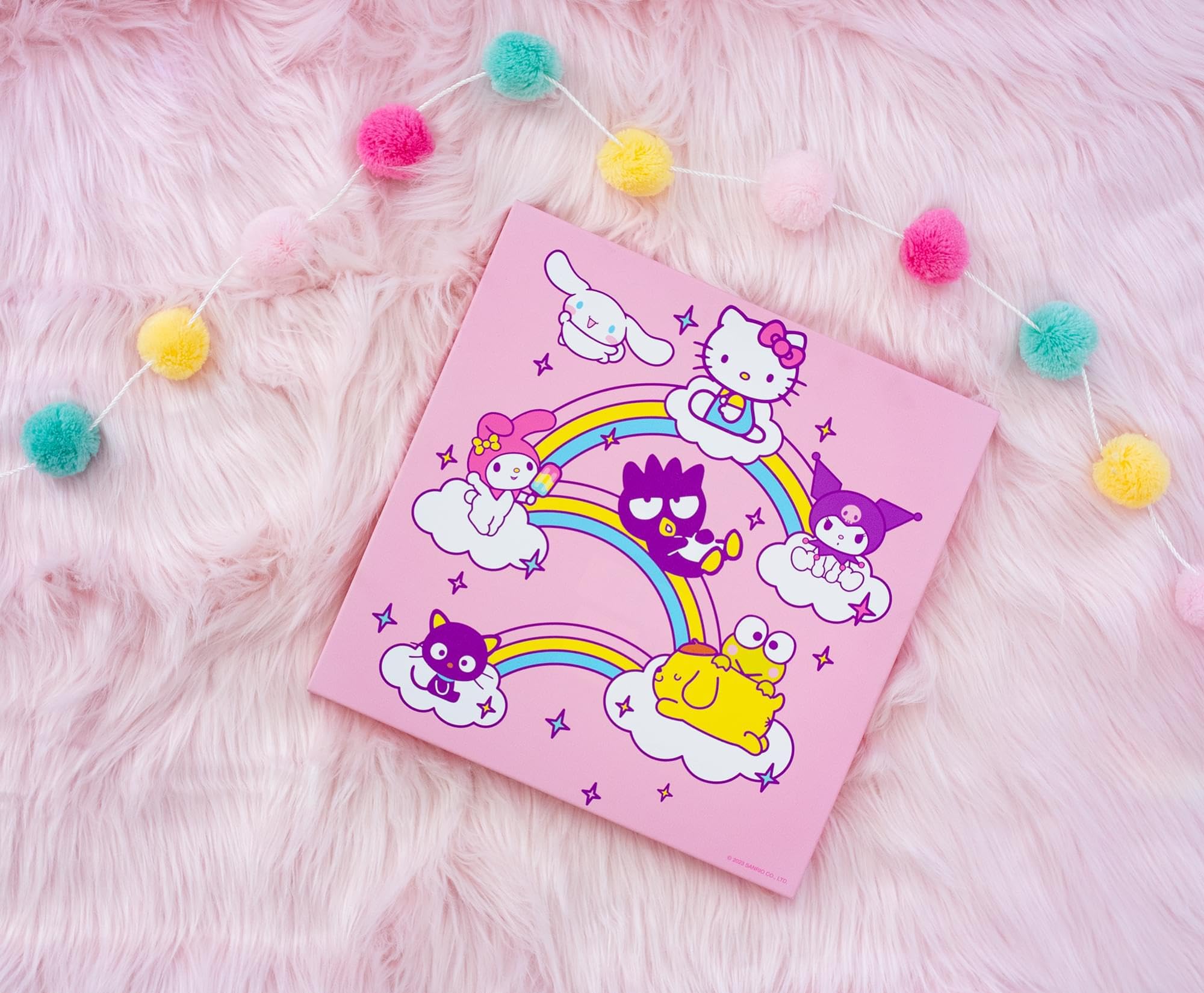 Foto 4 pulgar | Lienzo Decorativo Plateado Buffalo Sanrio Hello Kitty 30 X 30 Cm - Venta Internacional.