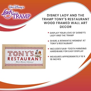 Foto 7 | Póster Decorativo De Pared Plateado Con Diseño De Buffalo Disney Lady Tramp - Venta Internacional.