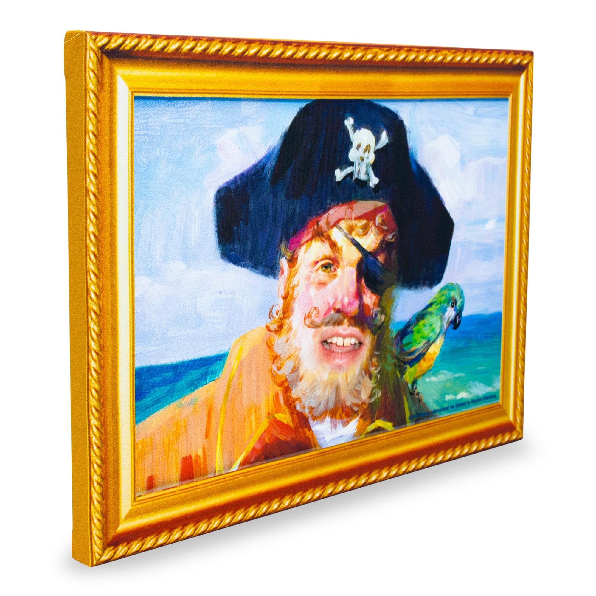 Foto 2 | Impresión Sobre Lienzo Para Pared De Bob Esponja, Captain Painty - Venta Internacional.