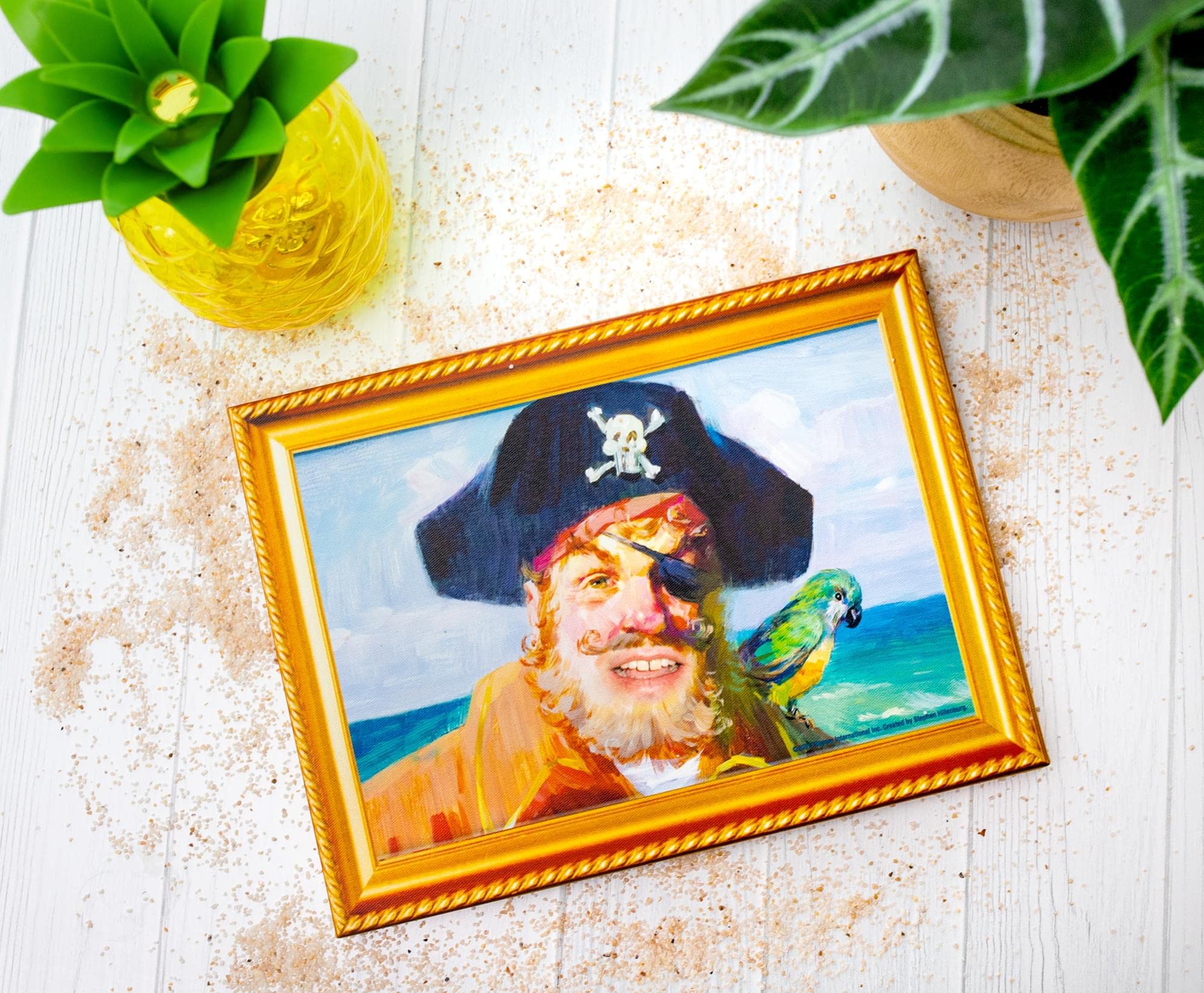 Foto 4 pulgar | Impresión Sobre Lienzo Para Pared De Bob Esponja, Captain Painty - Venta Internacional.