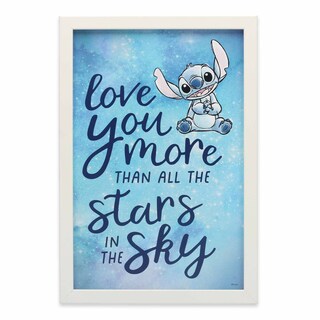 Foto 1 | Decoración De Pared Disney Lilo Y Stitch Love You More Kids - Venta Internacional.