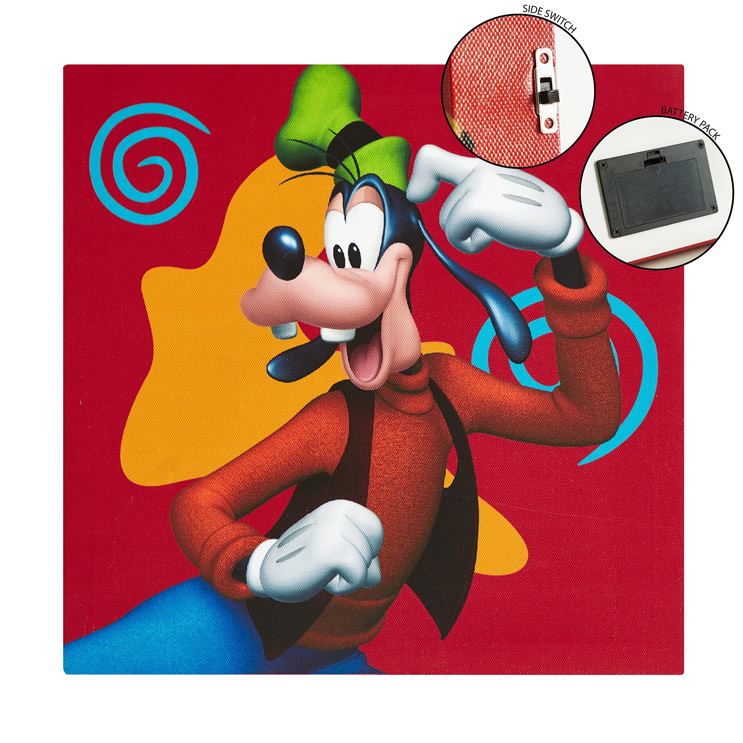 Foto 4 pulgar | Set De Arte De Pared Led En Lienzo Idea Nuova Disney Mickey Mouse - Venta Internacional.