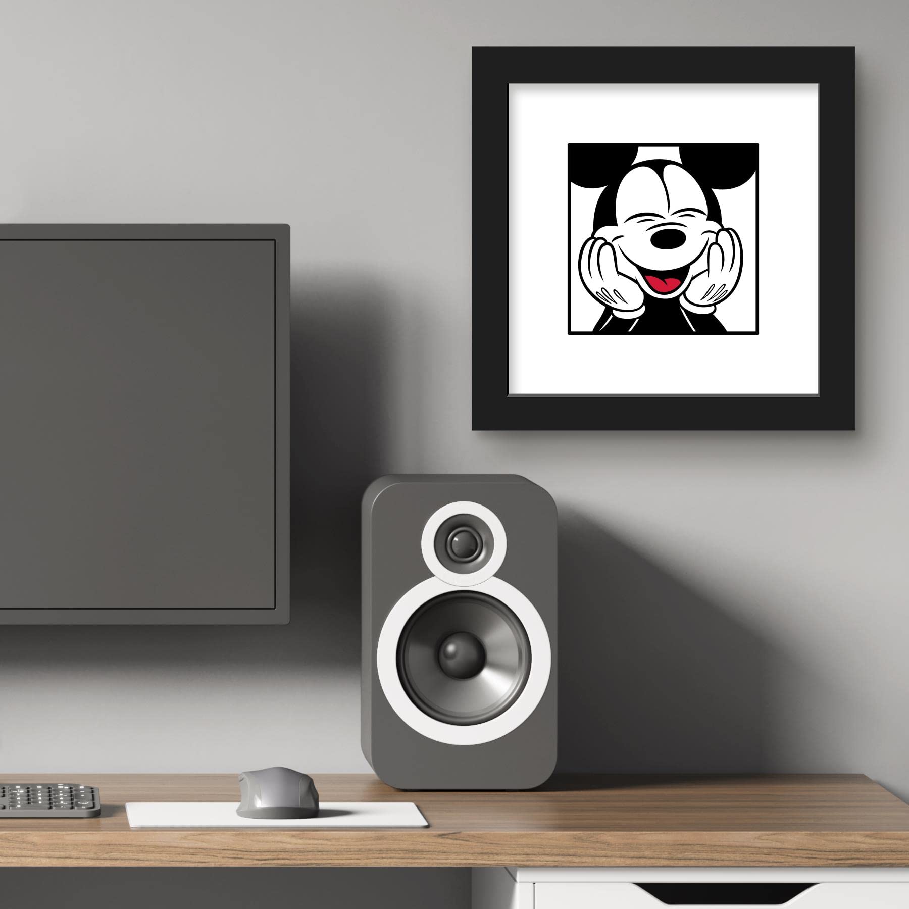 Foto 7 pulgar | Póster Mural Trends International Mickey Mouse, 30 X 30 Cm - Venta Internacional.