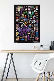 Foto 4 | Póster De Pared Trends International Minecraft Mobbery, 22 X 34 Cm - Venta Internacional.