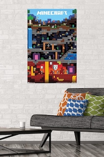 Foto 2 | Póster De Pared Trends International Minecraft Worldly, 22 X 34 Cm - Venta Internacional.