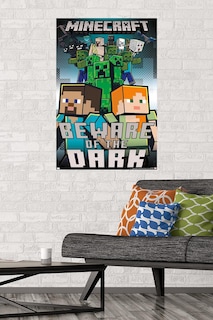 Foto 2 | Póster Mural Trends International Minecraft Beware Of The Dark - Venta Internacional.