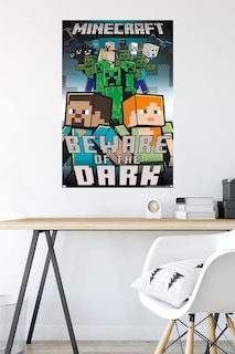 Foto 4 | Póster Mural Trends International Minecraft Beware Of The Dark - Venta Internacional.
