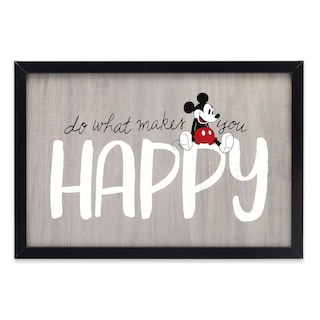 Foto 1 | Marco De Madera De Mickey Mouse De Disney De Open Road Brands Para Decoración De Pared - Venta Internacional.