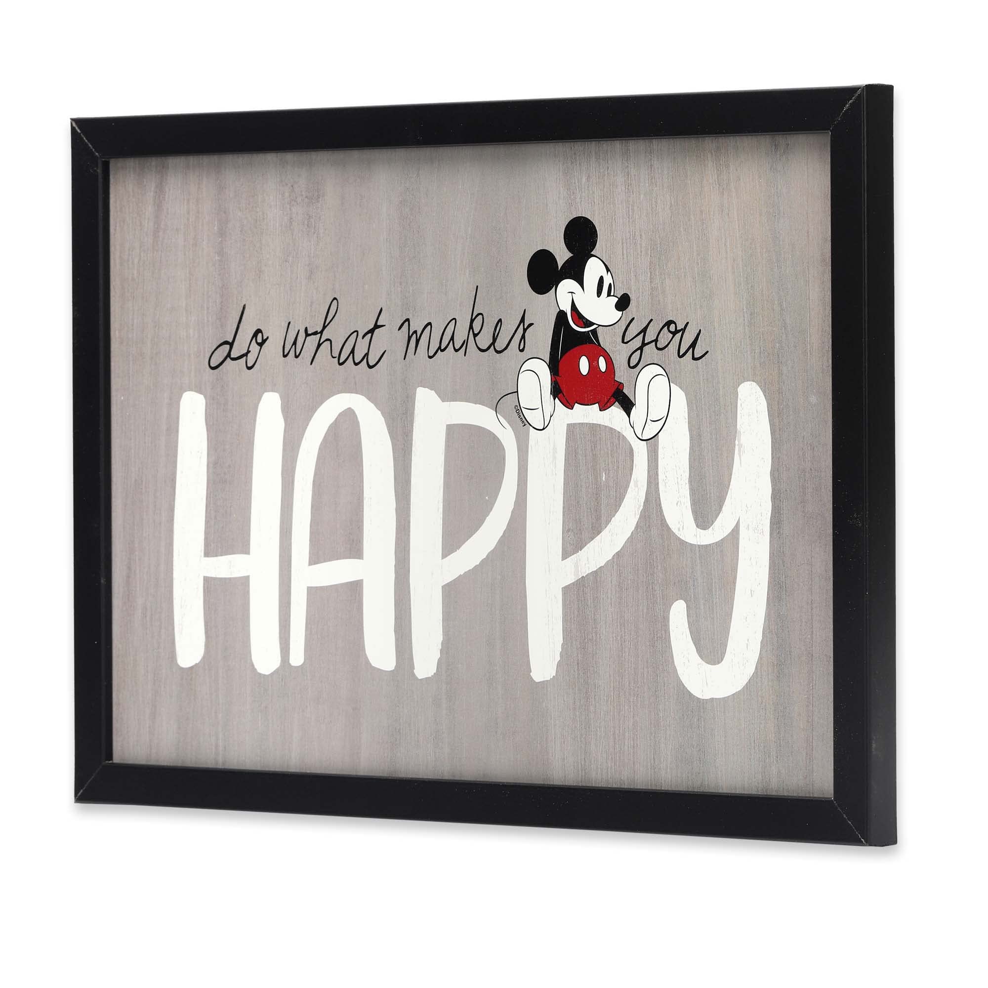 Foto 2 | Marco De Madera De Mickey Mouse De Disney De Open Road Brands Para Decoración De Pared - Venta Internacional.