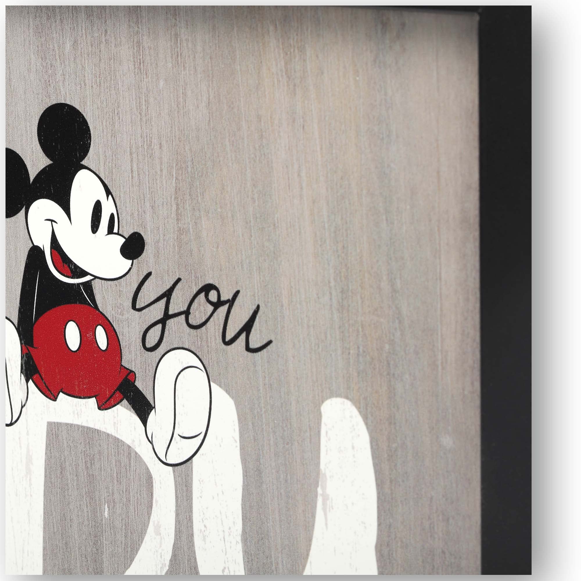 Foto 5 pulgar | Marco De Madera De Mickey Mouse De Disney De Open Road Brands Para Decoración De Pared - Venta Internacional.