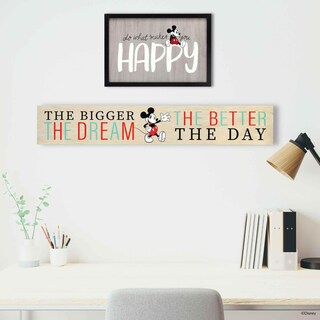 Foto 6 | Marco De Madera De Mickey Mouse De Disney De Open Road Brands Para Decoración De Pared - Venta Internacional.