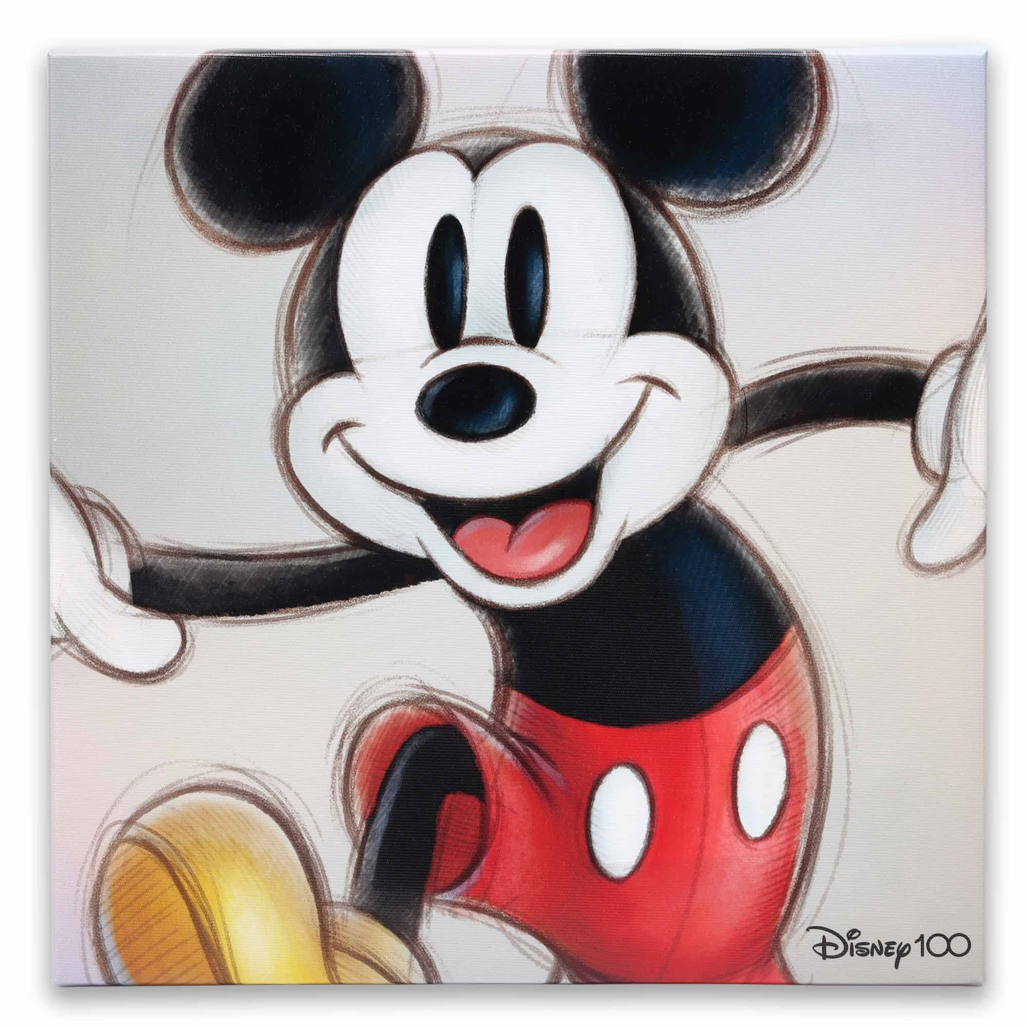 Foto 2 pulgar | Boceto De Mickey Mouse De Disney Para Decoración De Pared De Open Road Brands - Venta Internacional.