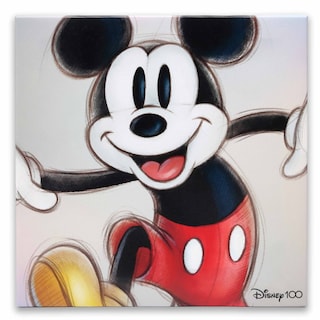 Foto 1 | Boceto De Mickey Mouse De Disney Para Decoración De Pared De Open Road Brands - Venta Internacional.