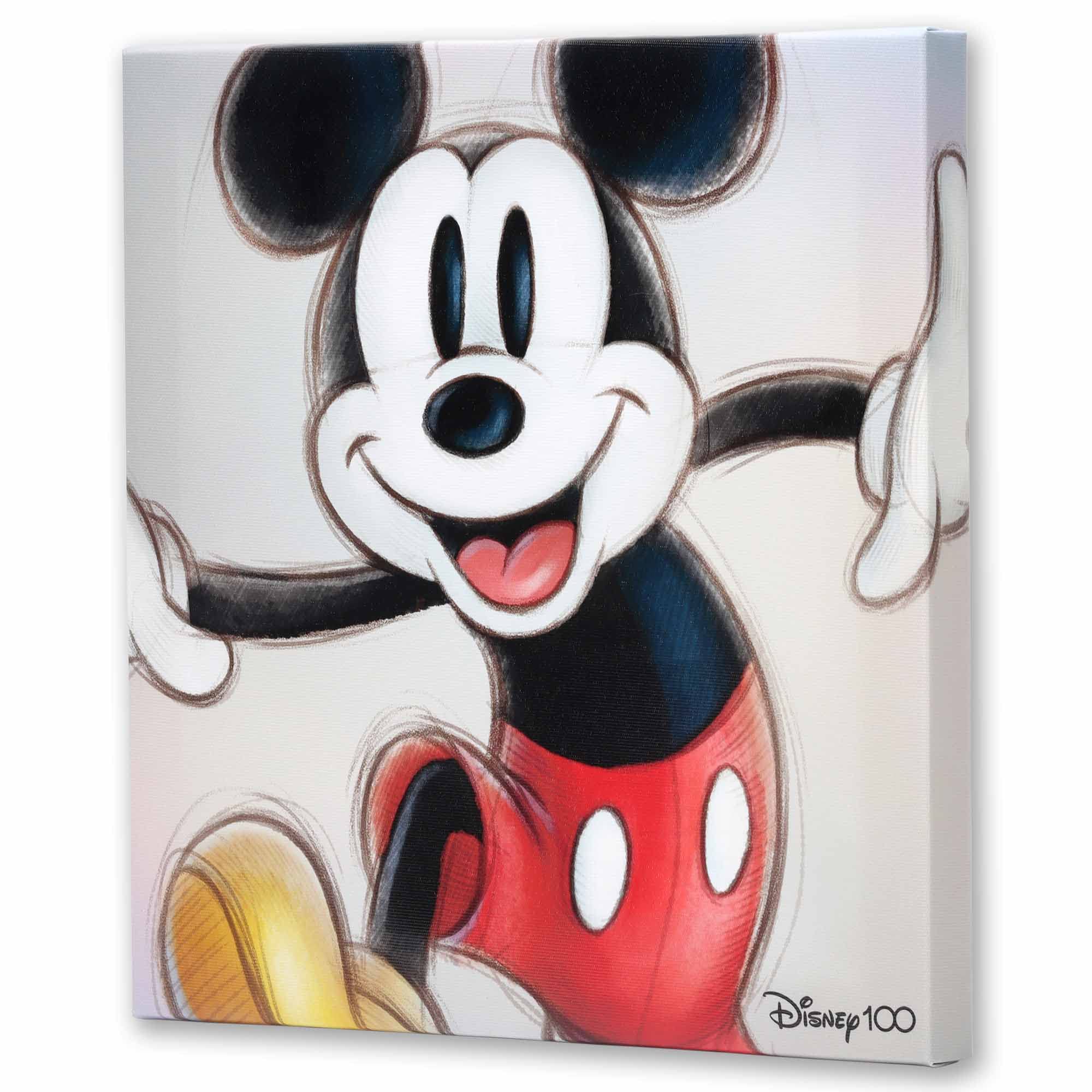 Foto 3 pulgar | Boceto De Mickey Mouse De Disney Para Decoración De Pared De Open Road Brands - Venta Internacional.