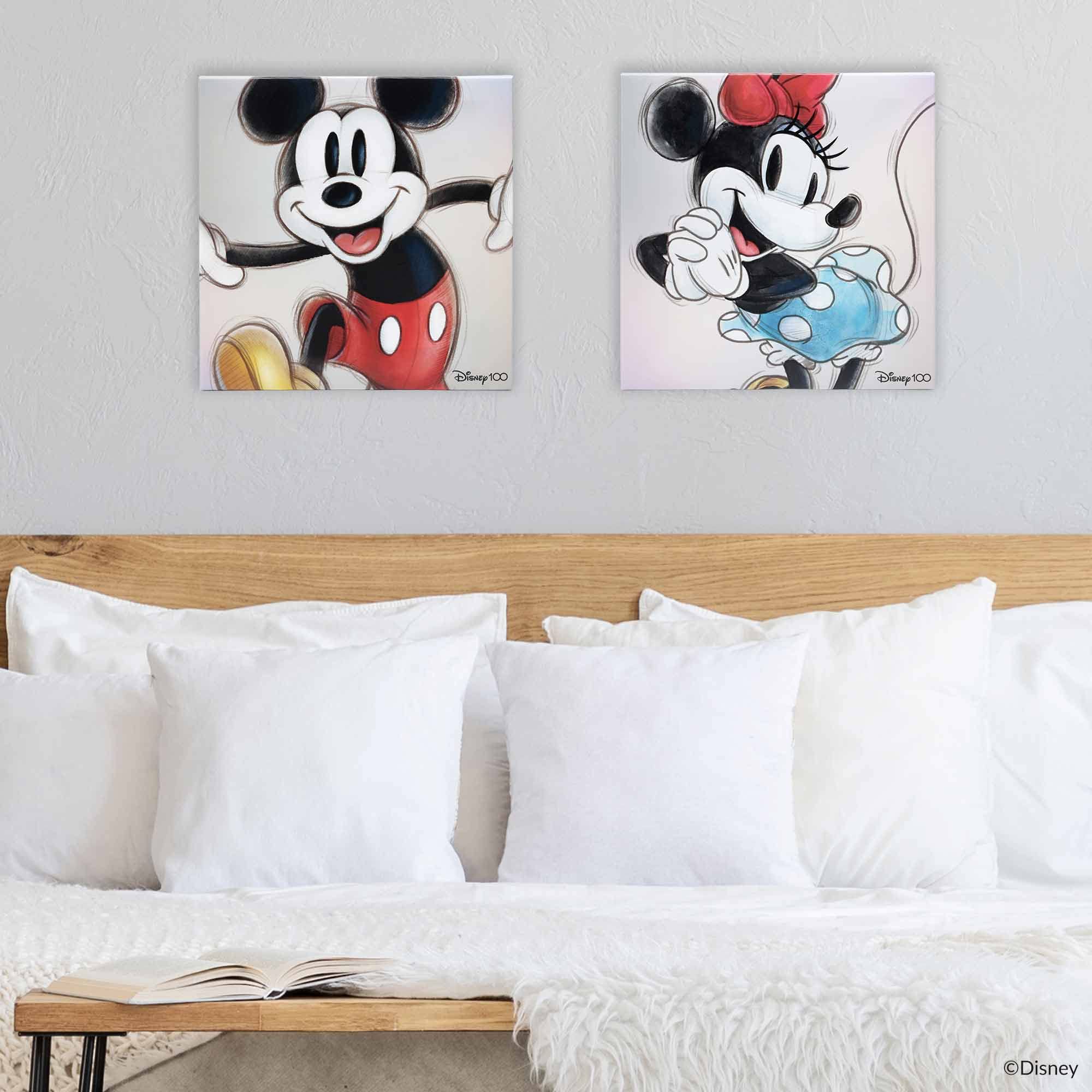 Foto 6 pulgar | Boceto De Mickey Mouse De Disney Para Decoración De Pared De Open Road Brands - Venta Internacional.
