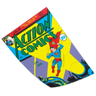 Foto 1 | Poster Exclusivo (piezas Limitadas) Portada De Super Man Action Comics Nº39