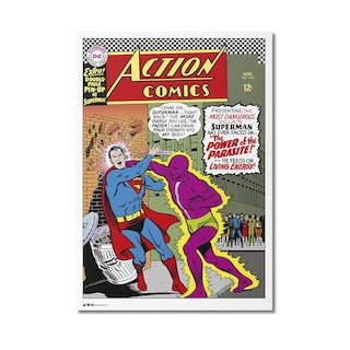 Foto 1 | Poster Exclusivo (piezas Limitadas) Portada De Super Man Action Comics Nº340