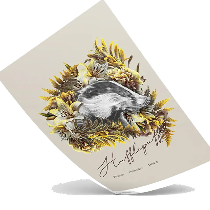 Foto 1 | Poster Exclusivo (piezas Limitadas) Harry Potter - Hufflepuff