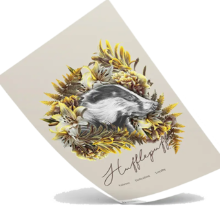 Foto 1 | Poster Exclusivo (piezas Limitadas) Harry Potter - Hufflepuff