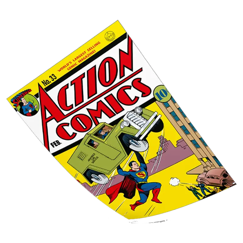 Poster Exclusivo (piezas Limitadas) Portada De Super Man Action Comics Nº33