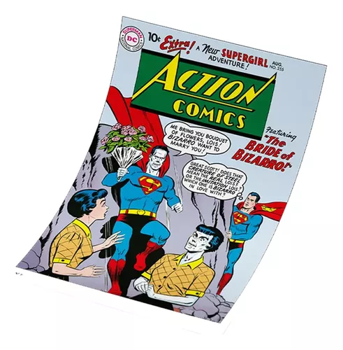 Poster Exclusivo (piezas Limitadas) Portada De Super Man Action Comics Nº255