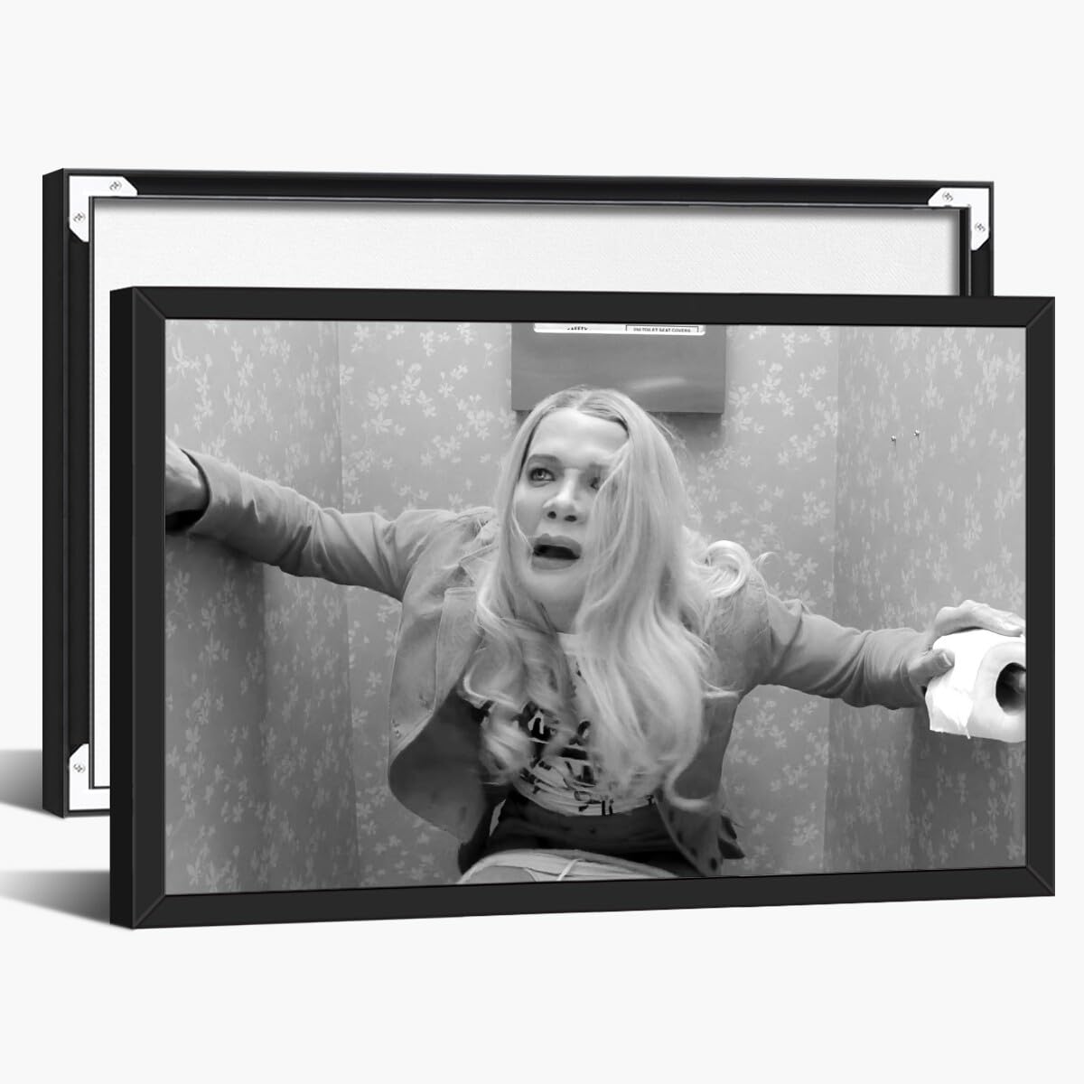 Póster De Baño Con Divertida Película Vintage De Chicas Blancas, 40 X 60 Cm - Venta Internacional.