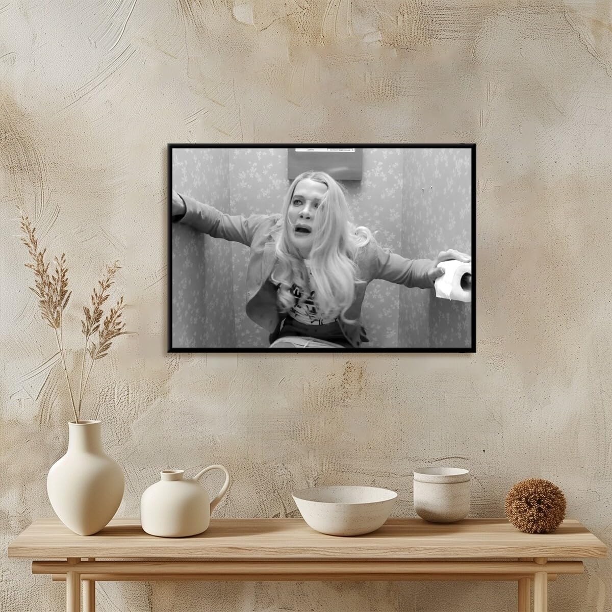Foto 5 pulgar | Póster De Baño Con Divertida Película Vintage De Chicas Blancas, 40 X 60 Cm - Venta Internacional.