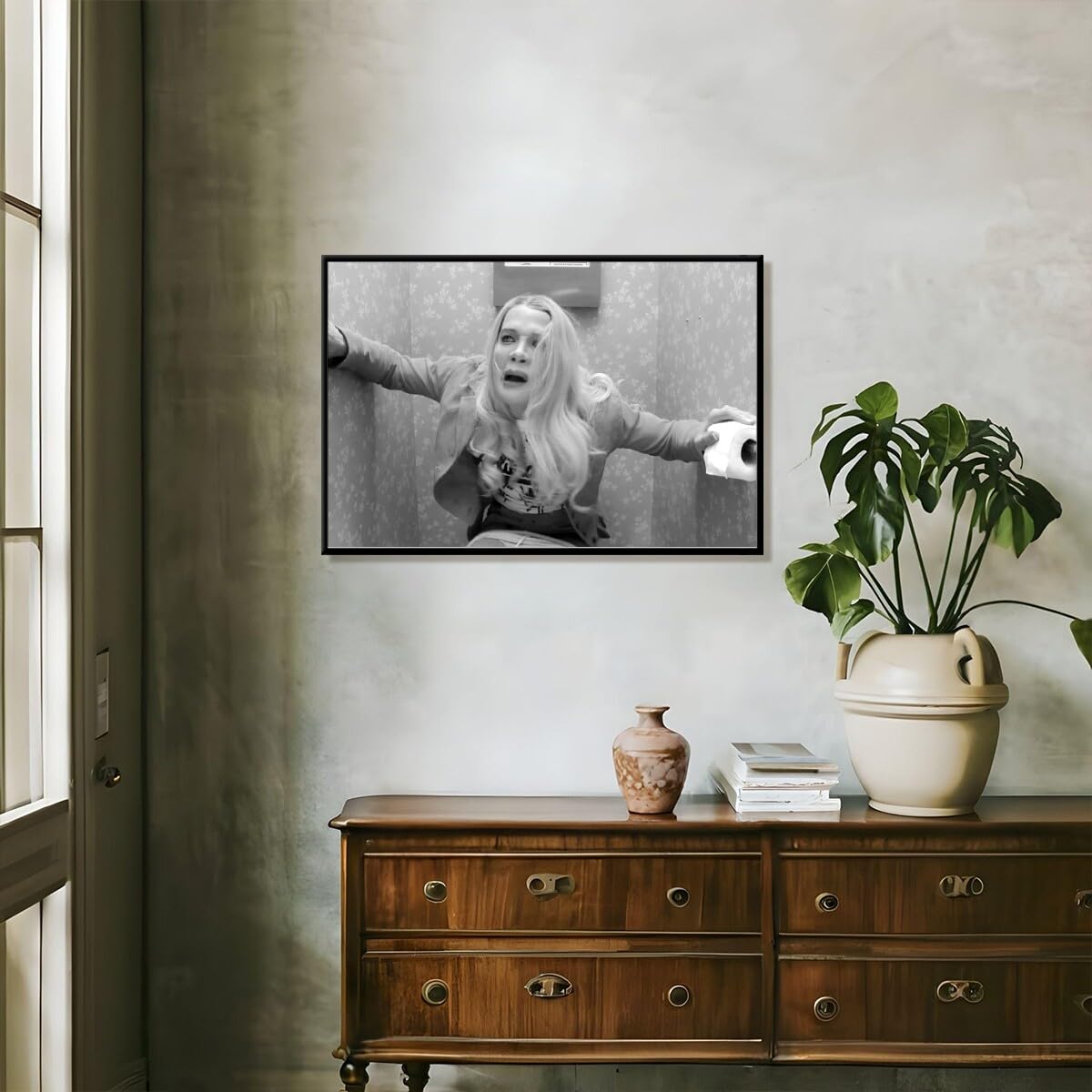 Foto 6 | Póster De Baño Con Divertida Película Vintage De Chicas Blancas, 40 X 60 Cm - Venta Internacional.