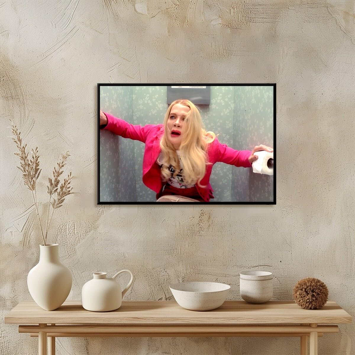 Foto 5 pulgar | Póster Decorativo De Pared Para Baño, Película Vintage De Chicas Blancas, 40 X 60 Cm - Venta Internacional.