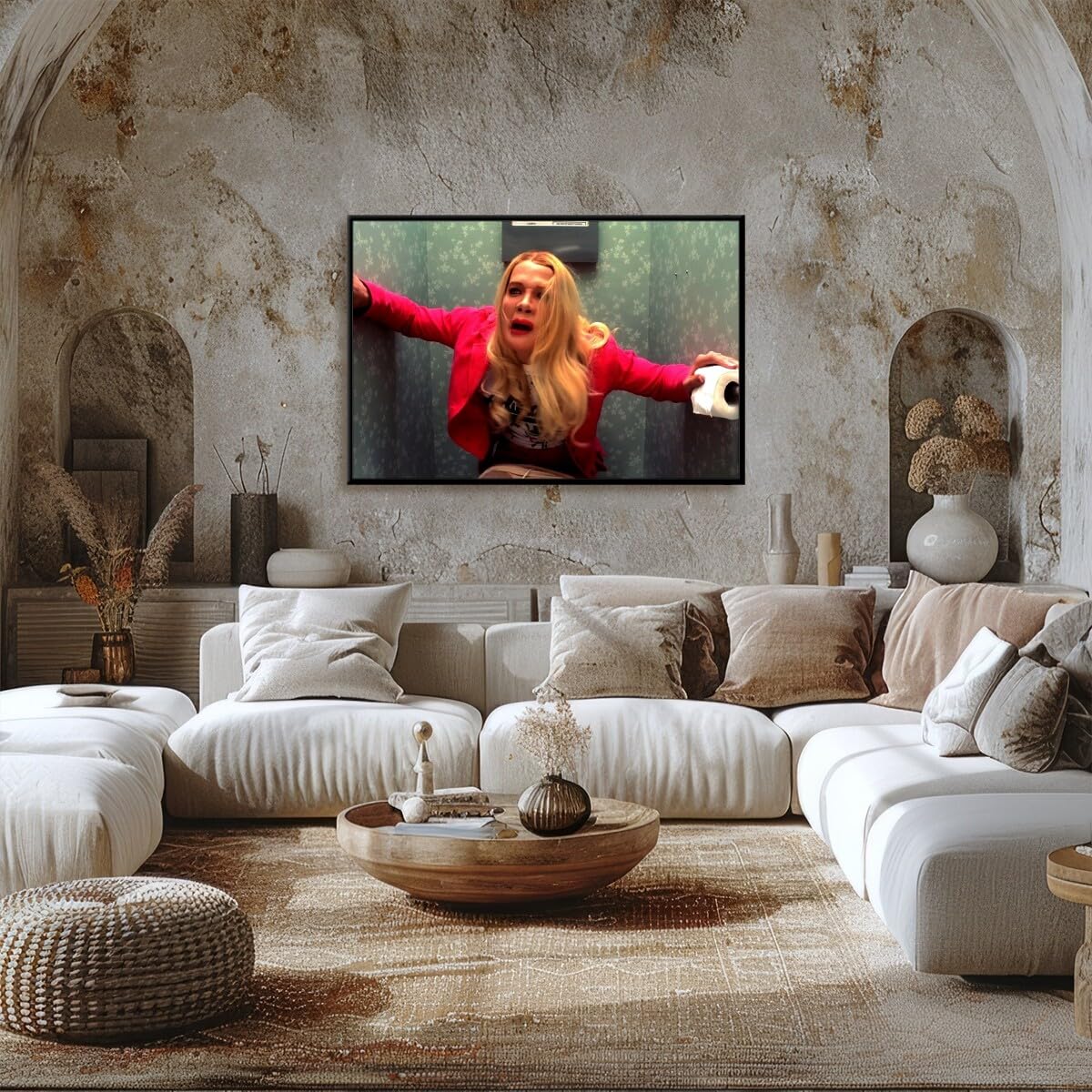 Foto 6 pulgar | Póster Decorativo De Pared Para Baño, Película Vintage De Chicas Blancas, 40 X 60 Cm - Venta Internacional.
