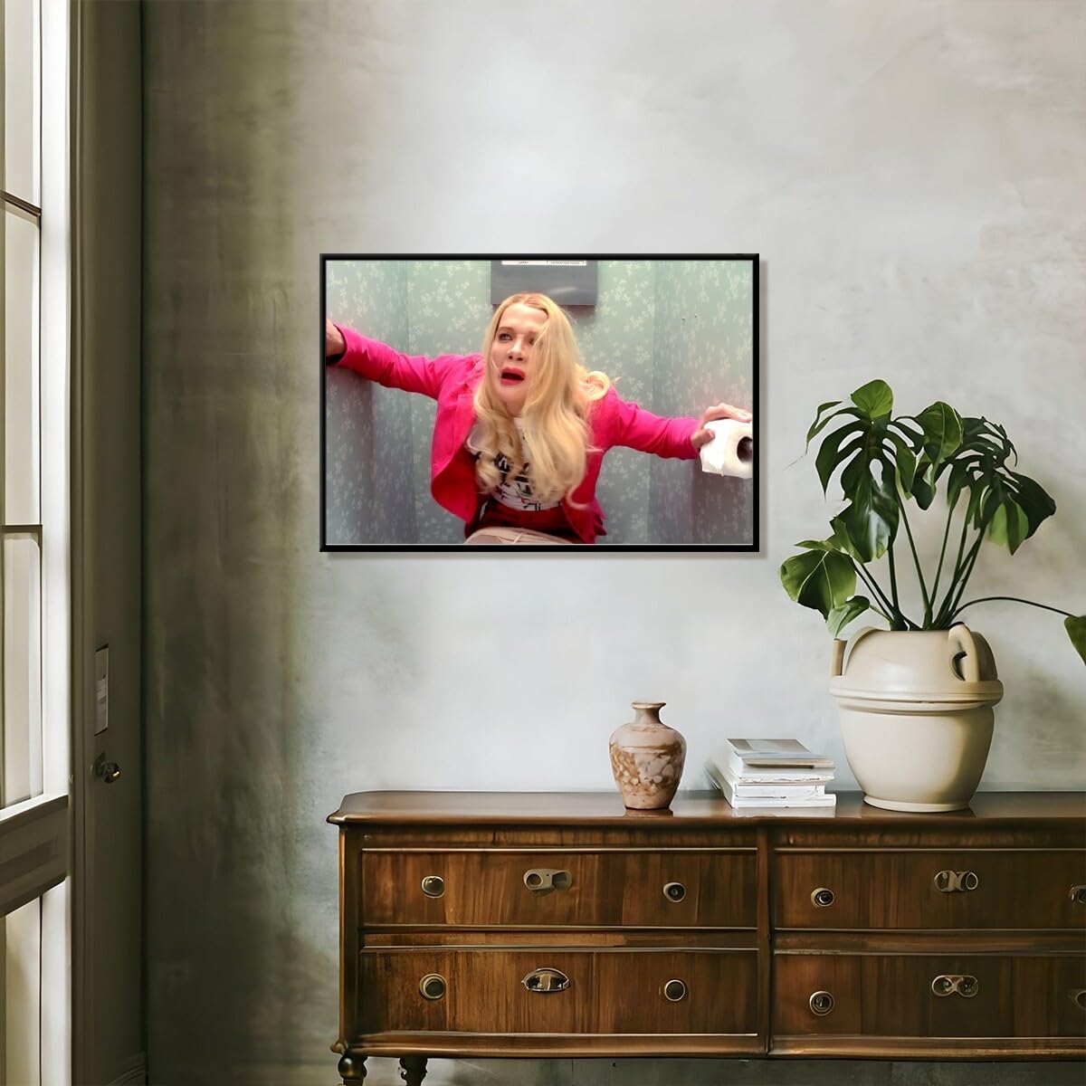 Foto 8 pulgar | Póster Decorativo De Pared Para Baño, Película Vintage De Chicas Blancas, 40 X 60 Cm - Venta Internacional.