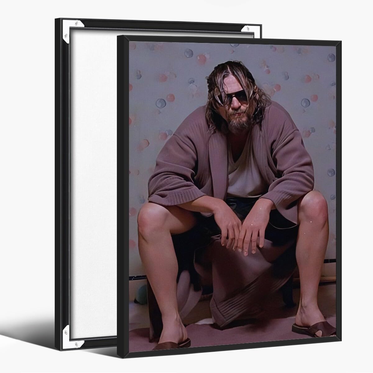 Póster Divertido De La Película De Baño El Gran Lebowski, 40 X 60 Cm, Enmarcado - Venta Internacional.