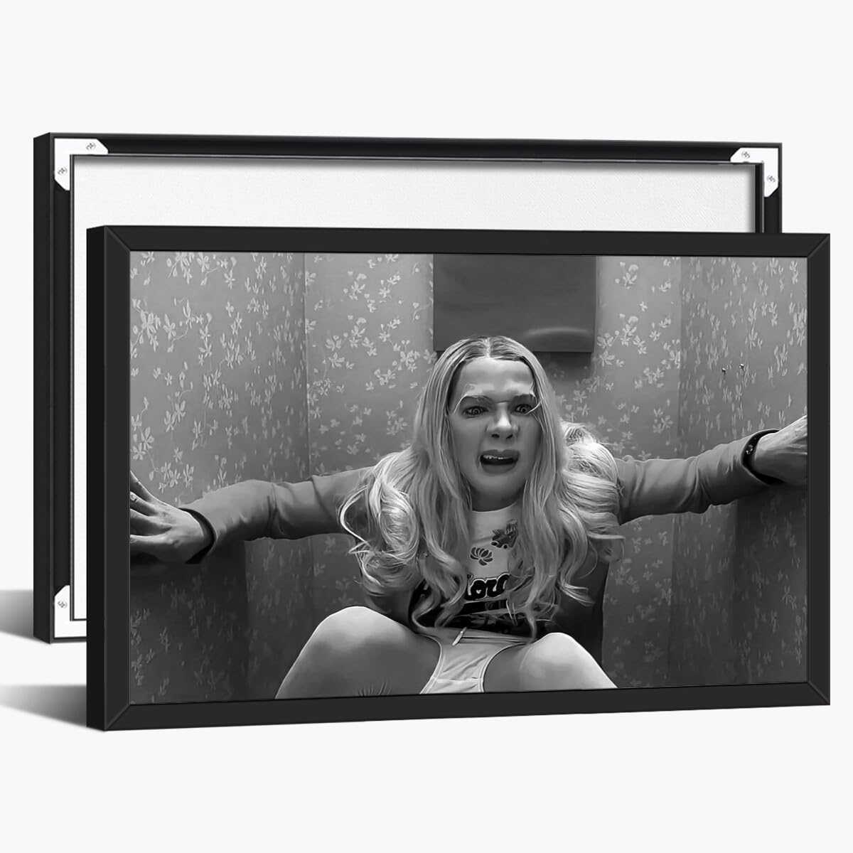 Póster Para Pared De Baño, Comedia Cómica Vintage En Blanco Y Negro - Venta Internacional.