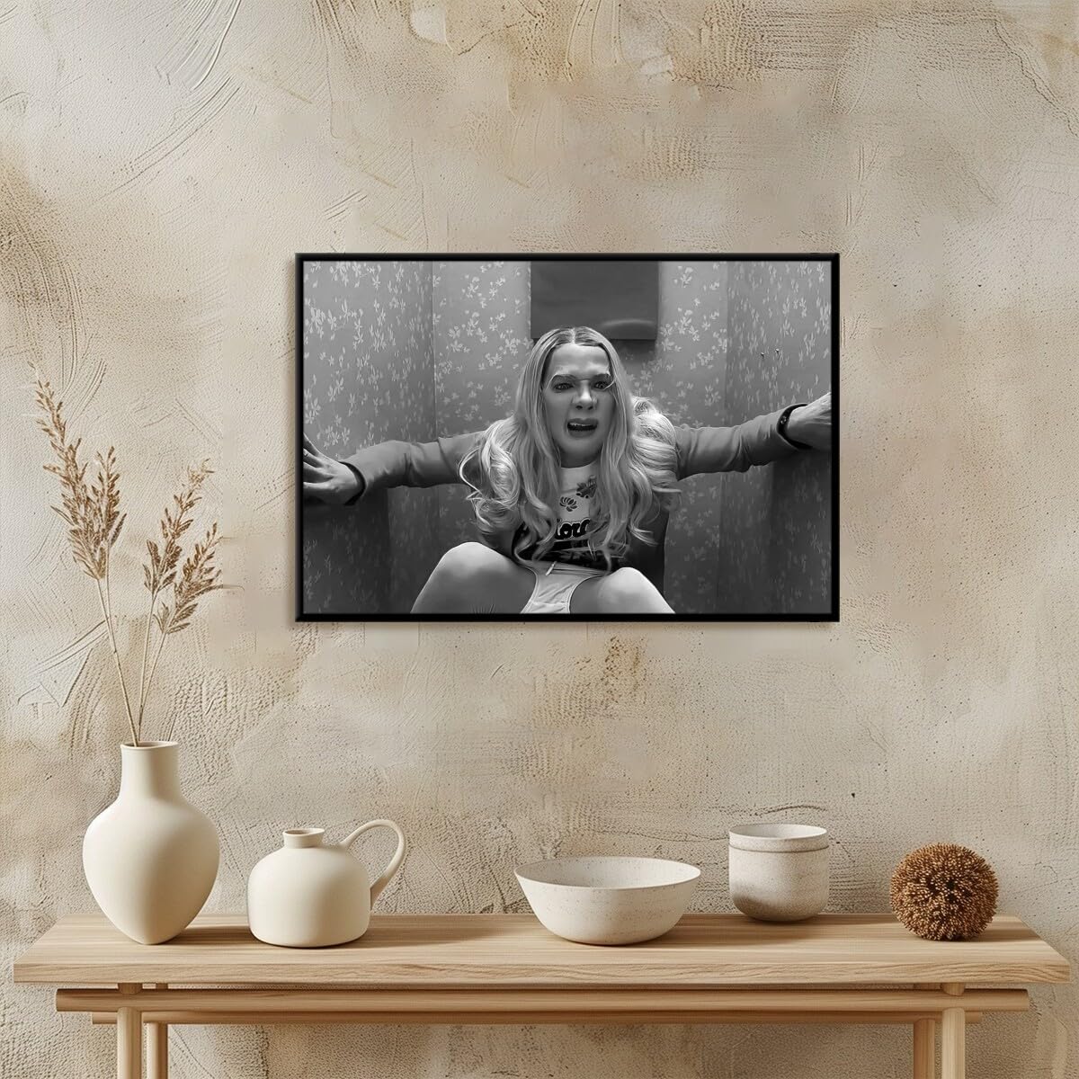 Foto 5 pulgar | Póster Para Pared De Baño, Comedia Cómica Vintage En Blanco Y Negro - Venta Internacional.
