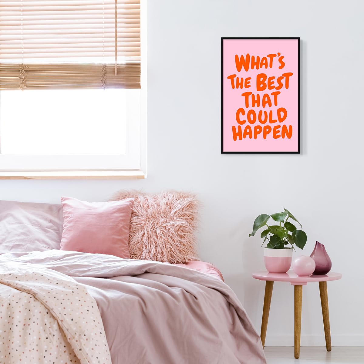 Foto 6 | Póster Trendy Con La Frase «lo Mejor Que Podría Pasar», 40 X 60 Cm - Venta Internacional.