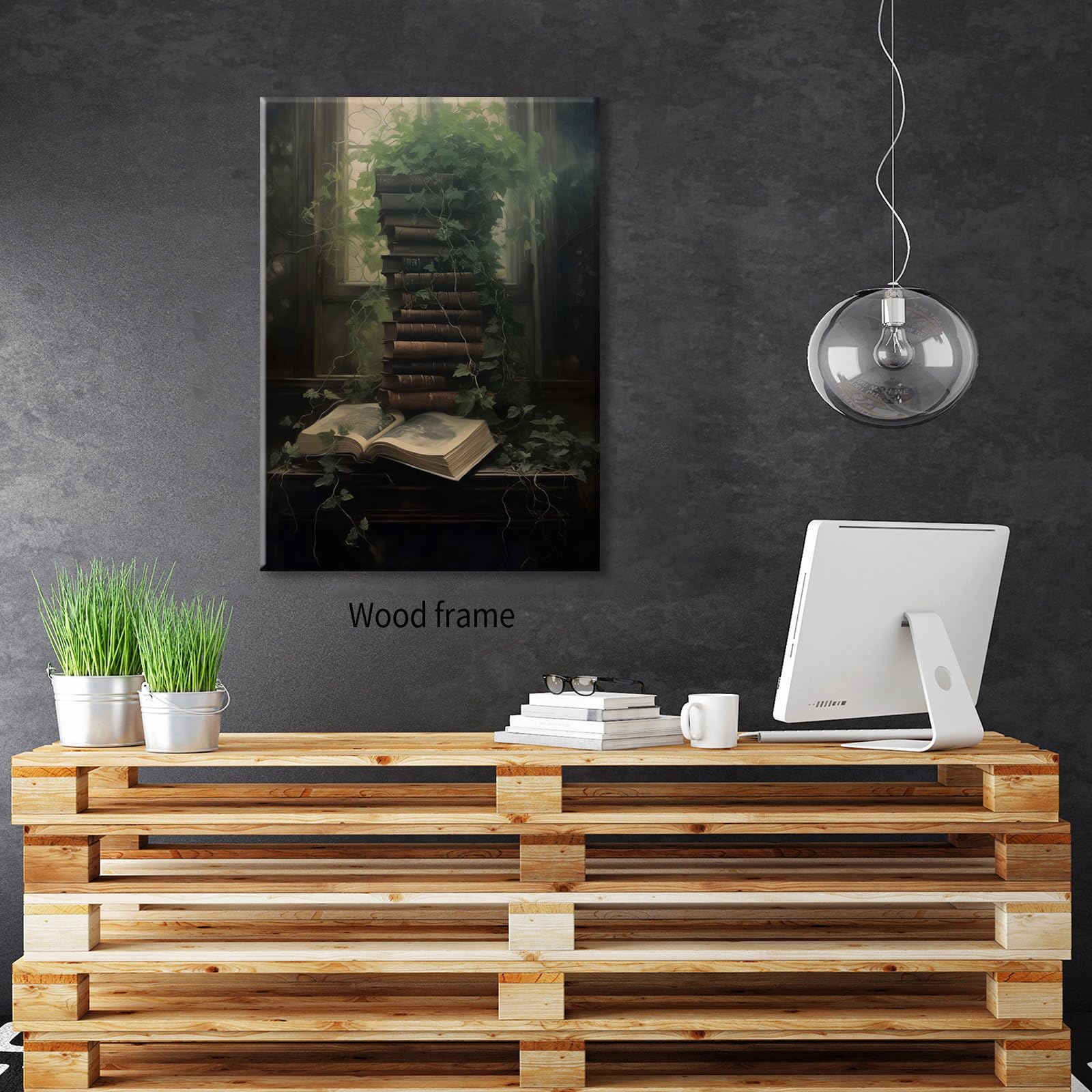 Foto 5 pulgar | Lienzo Para Pared, Póster Gótico Oscuro De La Academia, 40 X 60 Cm - Venta Internacional.