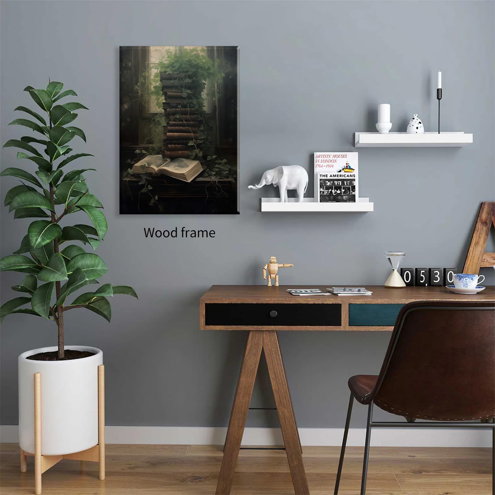 Foto 5 | Lienzo Para Pared, Póster Gótico Oscuro De La Academia, 40 X 60 Cm - Venta Internacional.