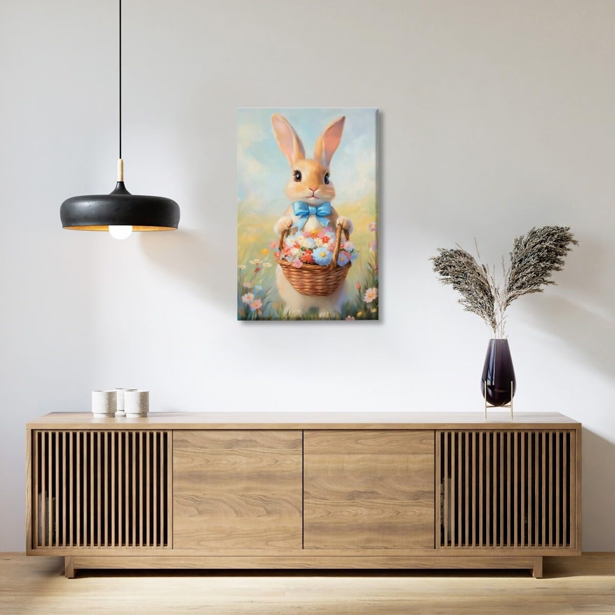 Foto 7 pulgar | Póster Decorativo Vintage Con Forma De Conejo De Pascua, 40 X 60 Cm, Sin Marco - Venta Internacional.