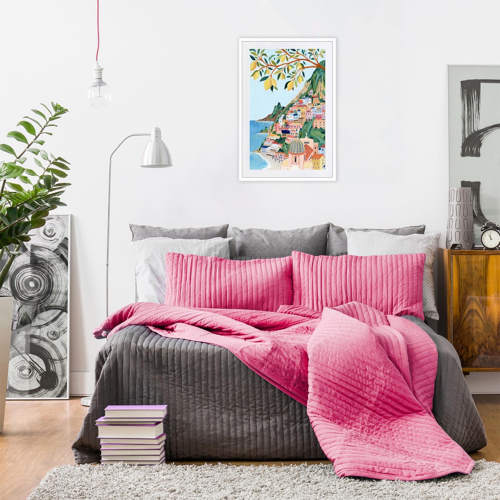 Foto 6 pulgar | Póster Mural Moderno Con Paisajes De La Costa De Amalfi, Italia, 40 X 60 Cm - Venta Internacional.