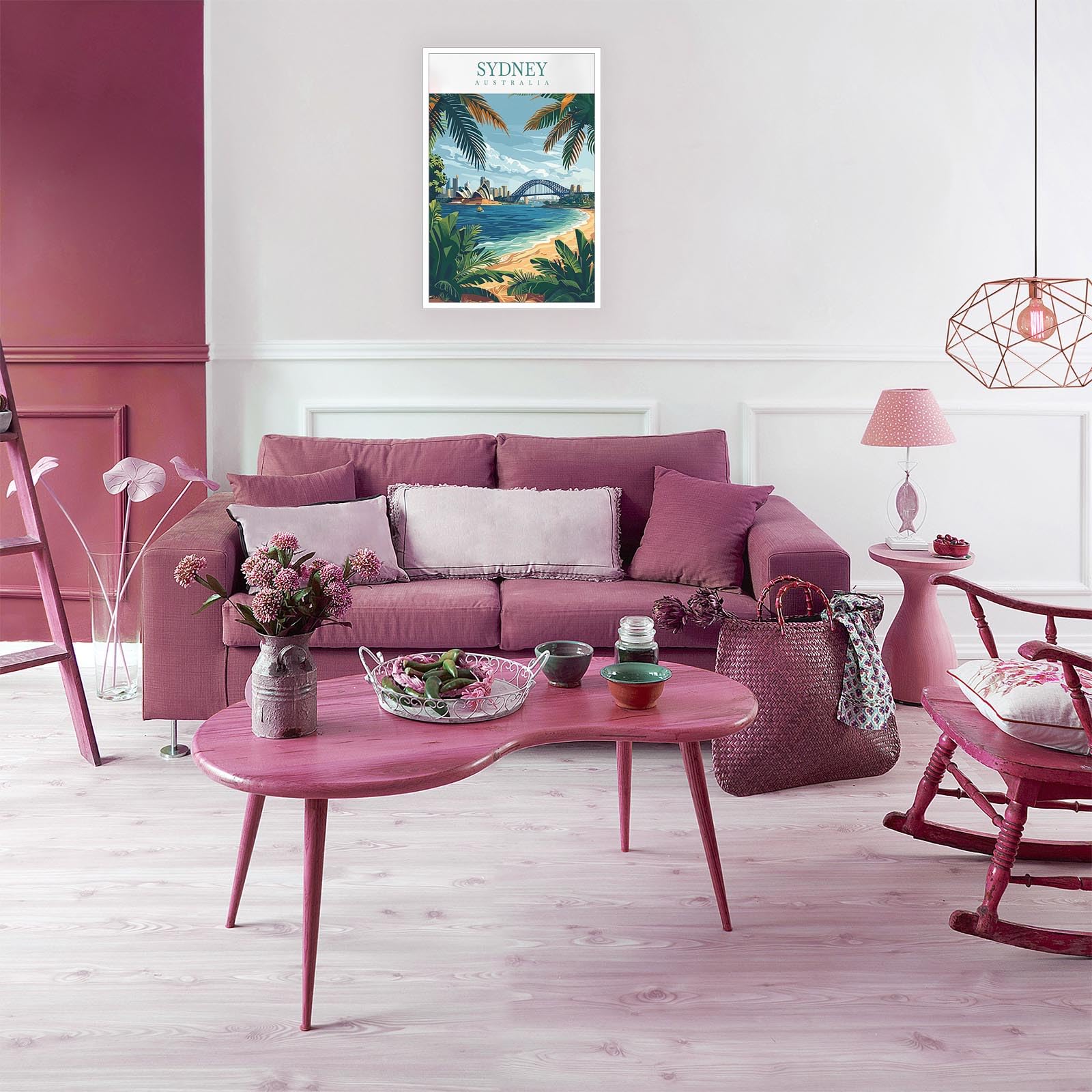 Foto 5 pulgar | Pósteres En Lienzo Para Pared Con Paisajes De La Ciudad De Sídney, Viajes, 40 X 60 Cm - Venta Internacional.