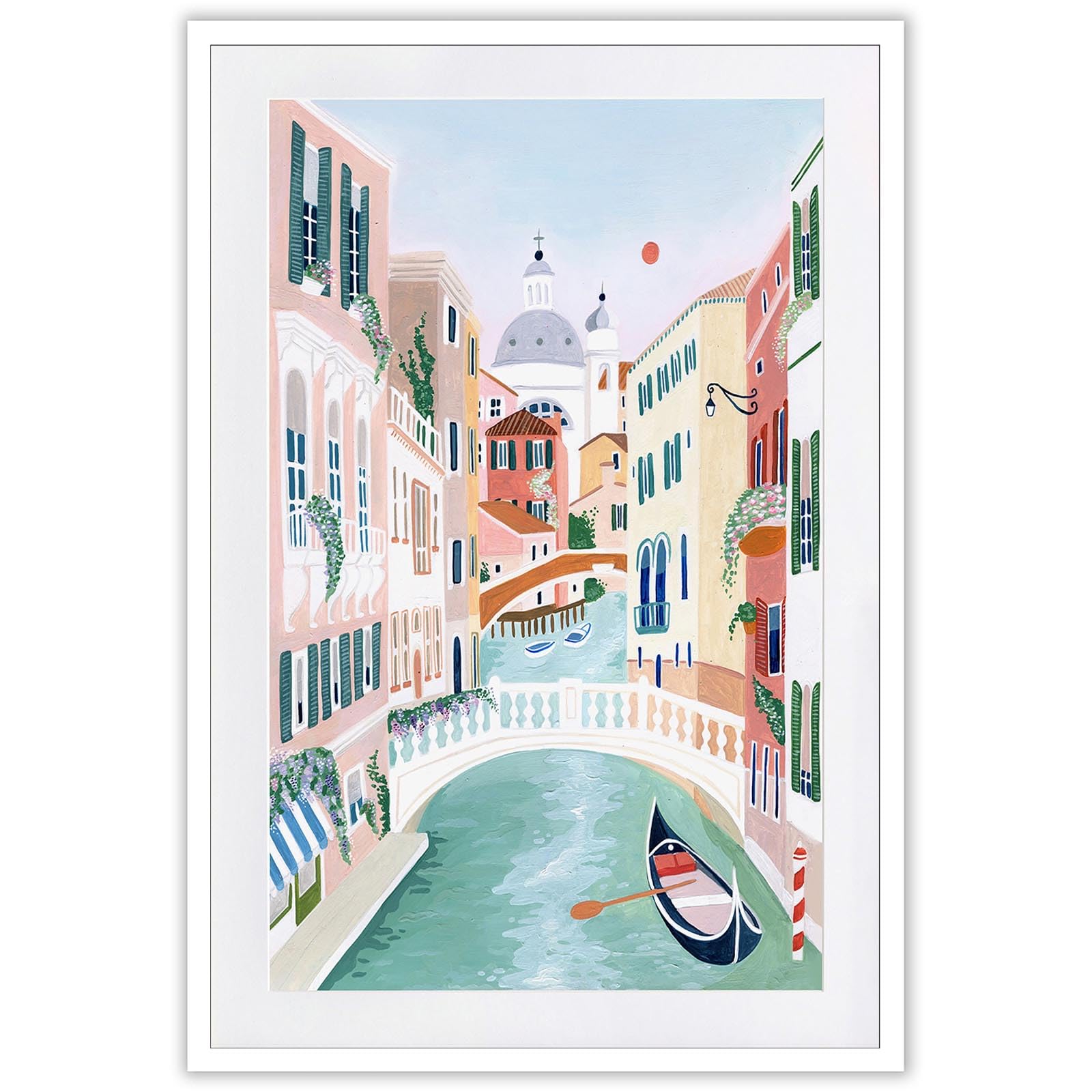 Pósteres De Lienzo Modernos Con Paisajes De Venecia, Ciudad De Italia, 40 X 60 Cm - Venta Internacional.