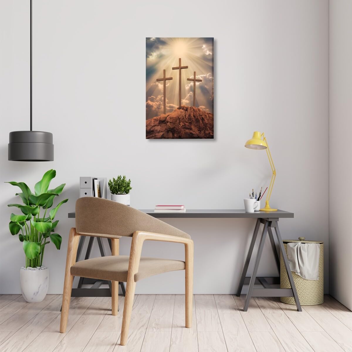 Foto 4 pulgar | Lámina Mural Con Santa Cruz De Pascua, Diseño Vintage De Jesús, 40 X 60 Cm - Venta Internacional.