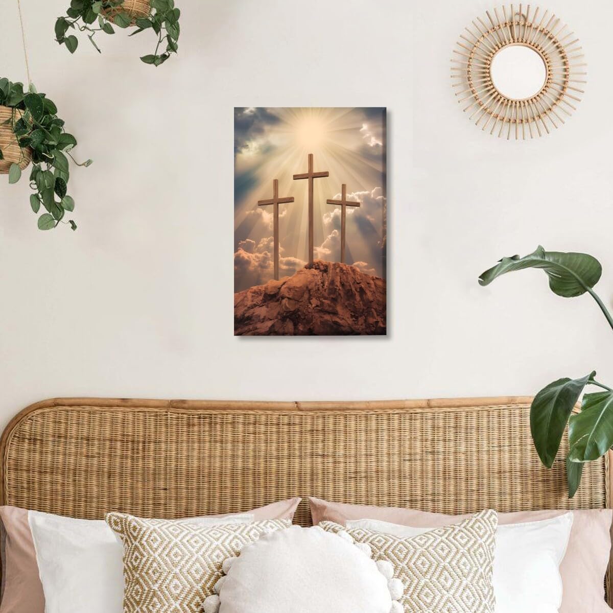 Foto 5 pulgar | Lámina Mural Con Santa Cruz De Pascua, Diseño Vintage De Jesús, 40 X 60 Cm - Venta Internacional.