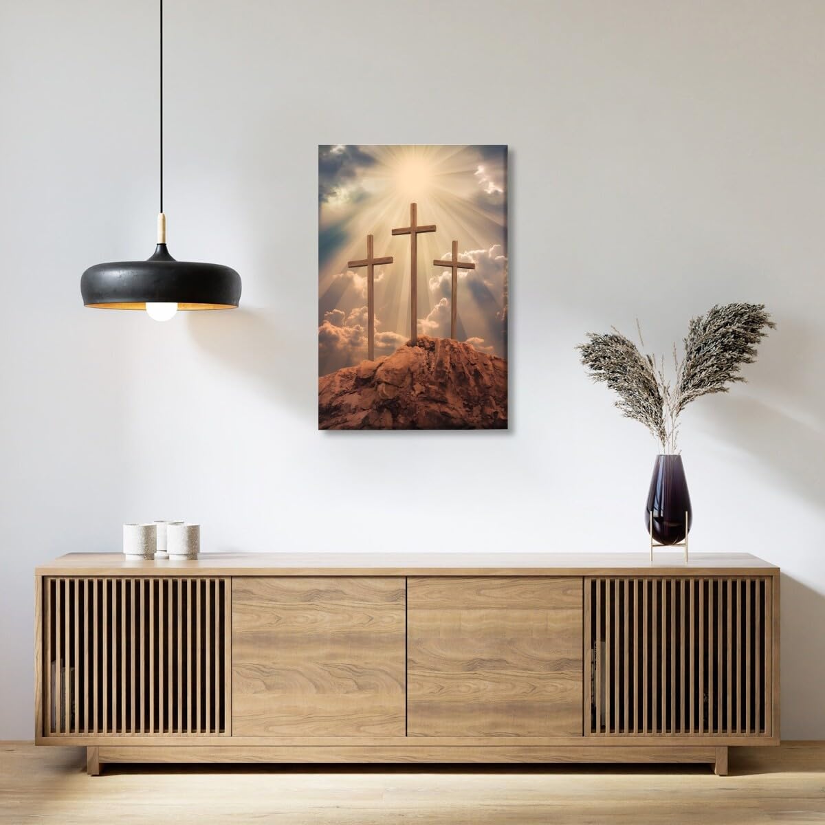 Foto 7 pulgar | Lámina Mural Con Santa Cruz De Pascua, Diseño Vintage De Jesús, 40 X 60 Cm - Venta Internacional.