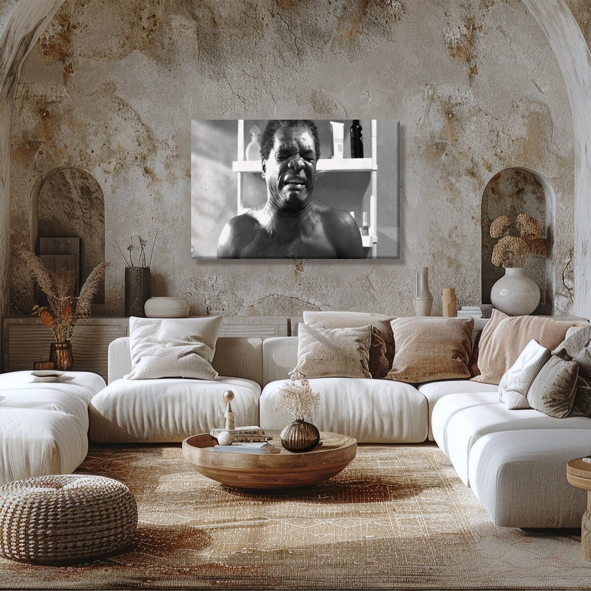 Foto 5 | Póster Mural Divertido De Película En Blanco Y Negro, 20 X 30 Cm - Venta Internacional.