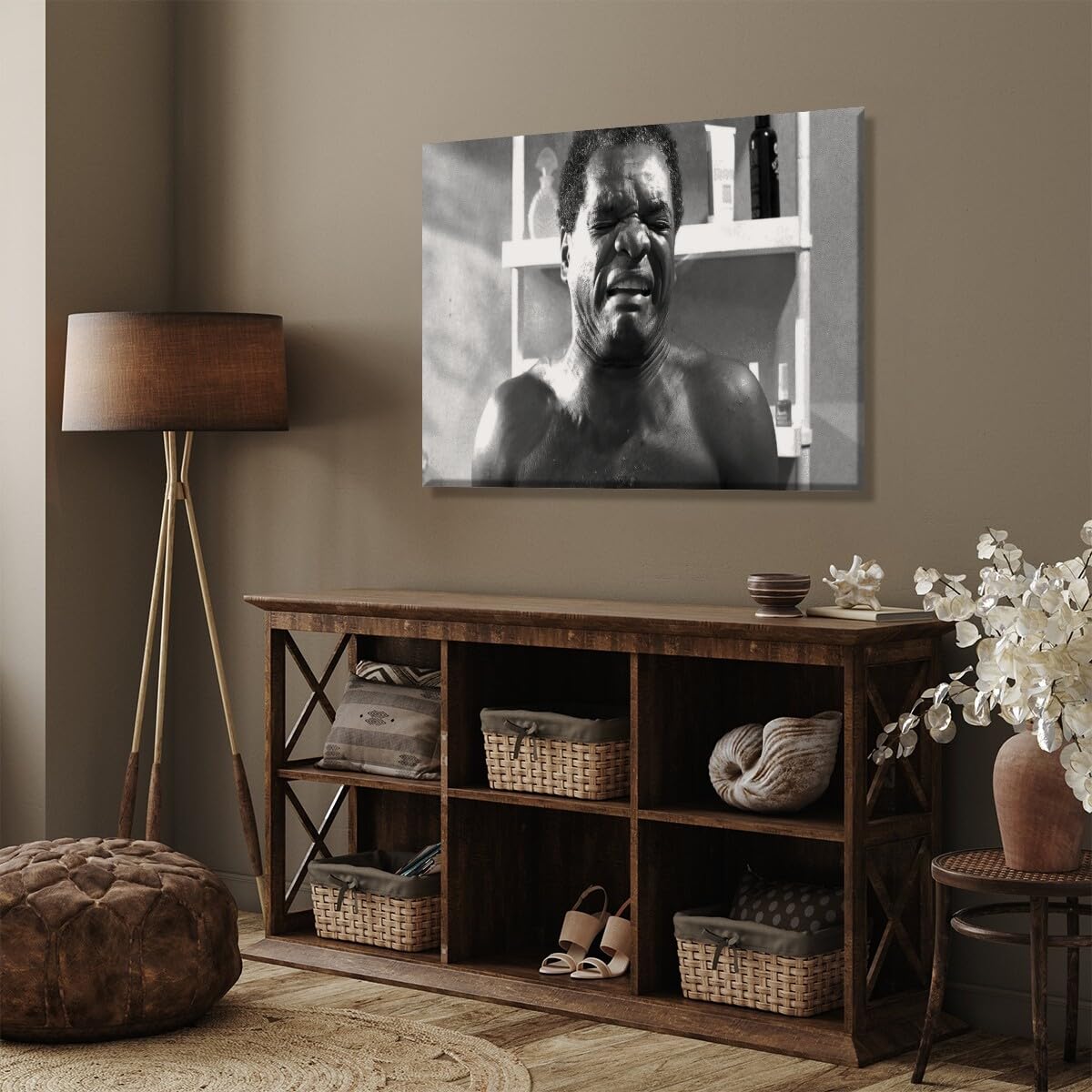 Foto 6 | Póster Mural Divertido De Película En Blanco Y Negro, 20 X 30 Cm - Venta Internacional.