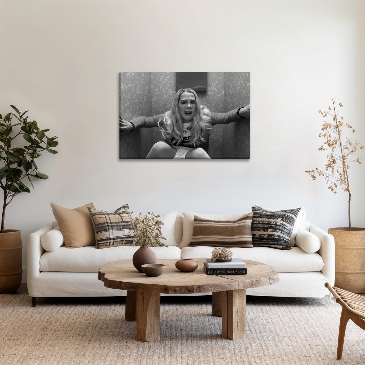 Foto 4 pulgar | Póster Para Pared De Baño, Comedia Cómica Vintage En Blanco Y Negro - Venta Internacional.