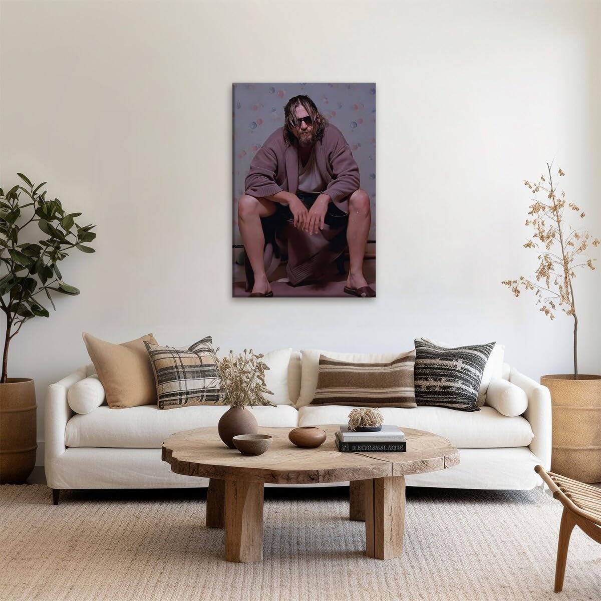 Foto 4 pulgar | Póster Decorativo Para Pared Con Película Para Baño, The Big Lebowski, Vintage 90s - Venta Internacional.